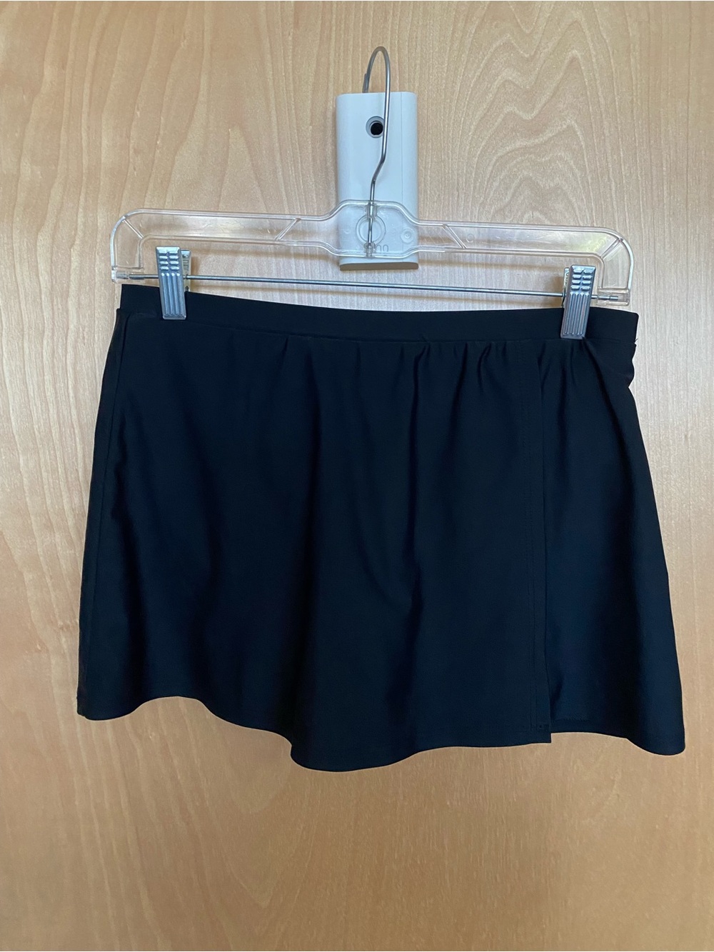 Black skirted swimsuit bottom.  Size 10